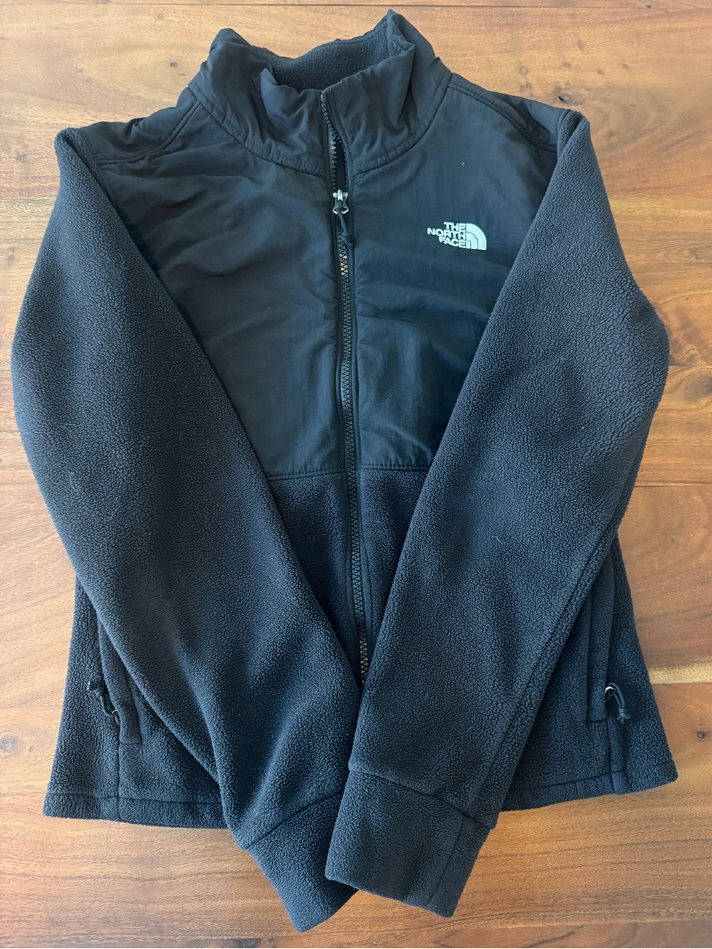 The North Face Black Teddy Fleece Jacket - Full Zip